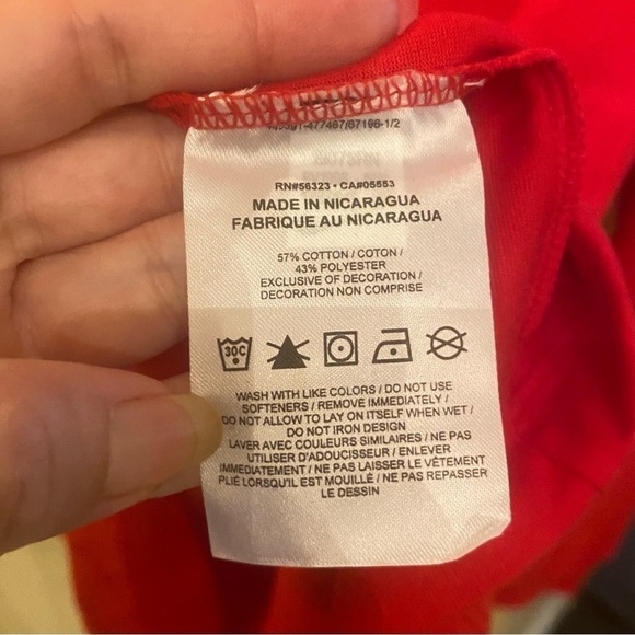 NWT-NIKE Men Red Dri-Fit Long Sleeve Athletic Top Size Small - Picture 5 of 7